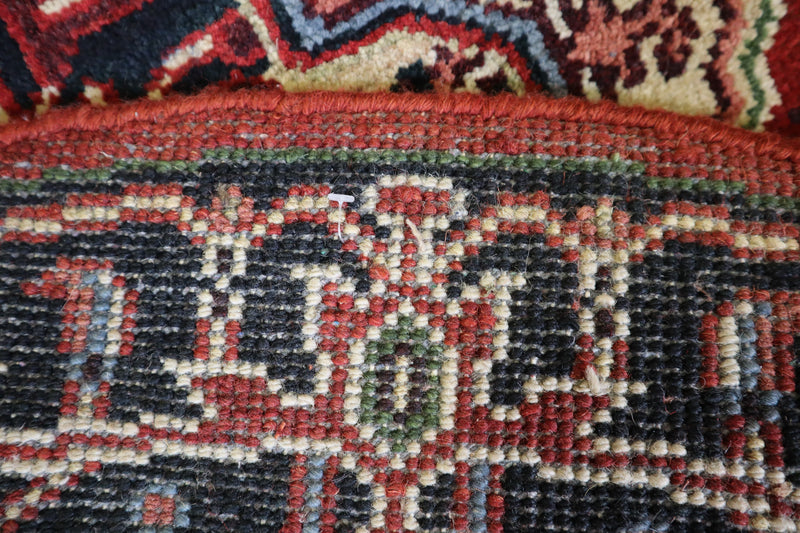 Serapi Rug, Indian Round Rug, Hand Knotted Oriental Rug