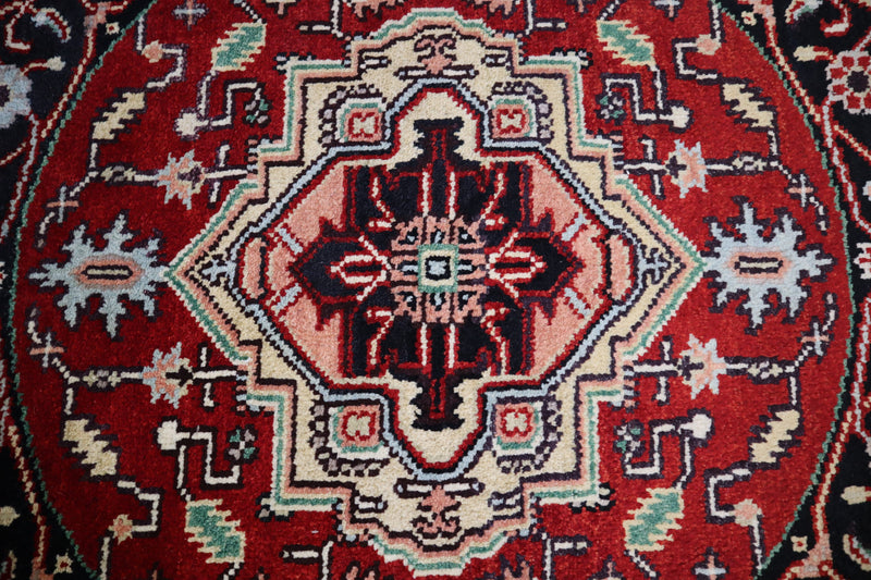 Serapi Rug, Authentic Rug, Oriental Round Rug, Kitchen Rug