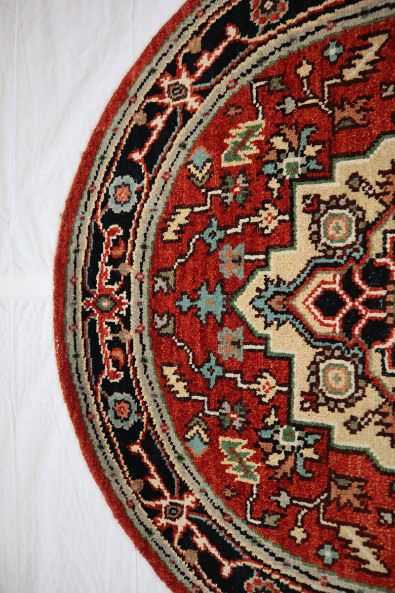 Serapi Rug, Indian Rug, Colorful Area Rug, Rug For Kitchen 