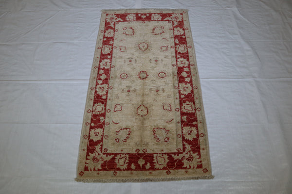 Oushak Rug, Afghan Rug, Turkman Rug, Hand Knotted, 2x4 Rug