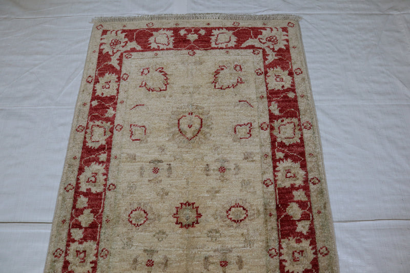 Oushak Rug, Afghan Rug, Turkman Rug, Hand Knotted, 2x4 Rug