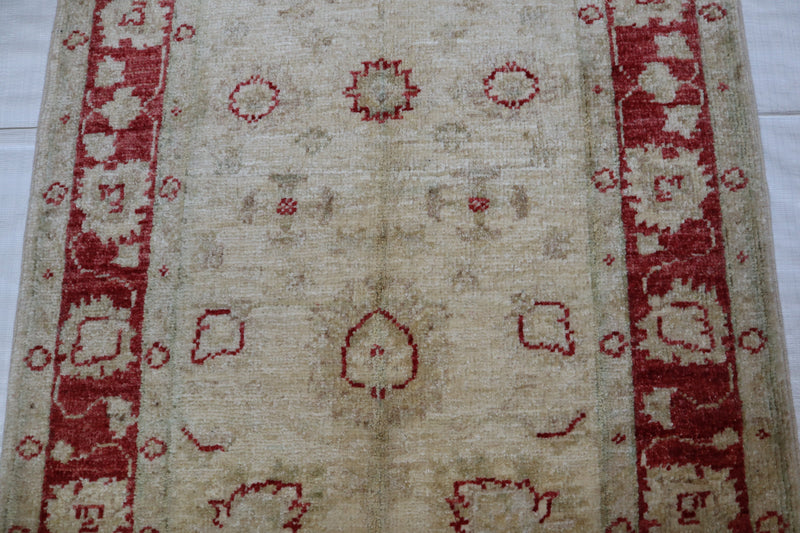 Oushak Rug, Afghan Rug, Turkman Rug, Hand Knotted, 2x4 Rug