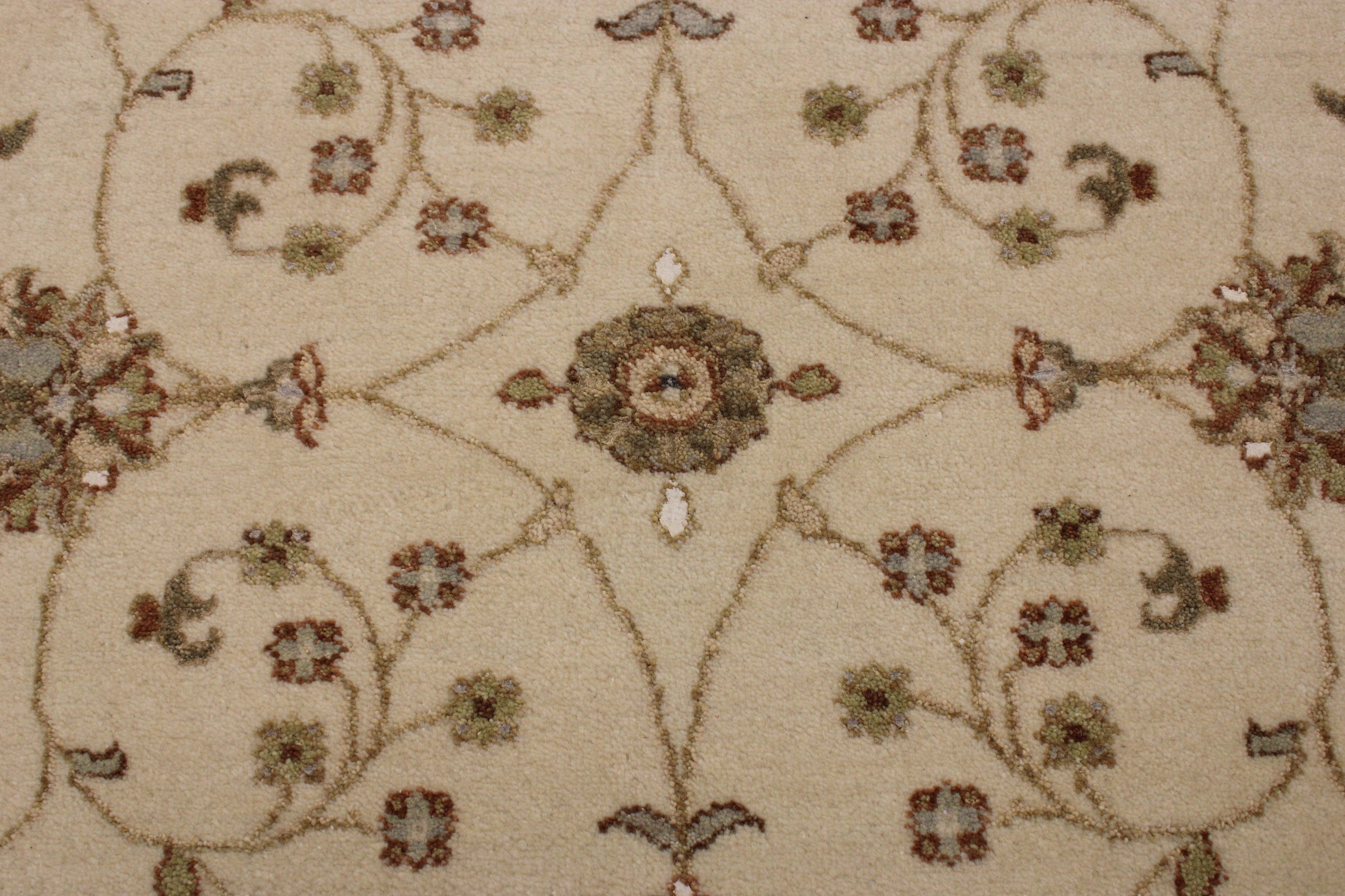 Oushak Rugs, Colorful Area Rugs, Knotted Rugs, India Rugs, 6x6 Rug  