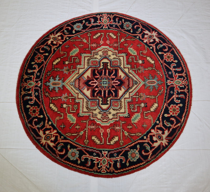 Serapi Rug, Round Rug, Colorful Rug, Types Of Oriental Rugs