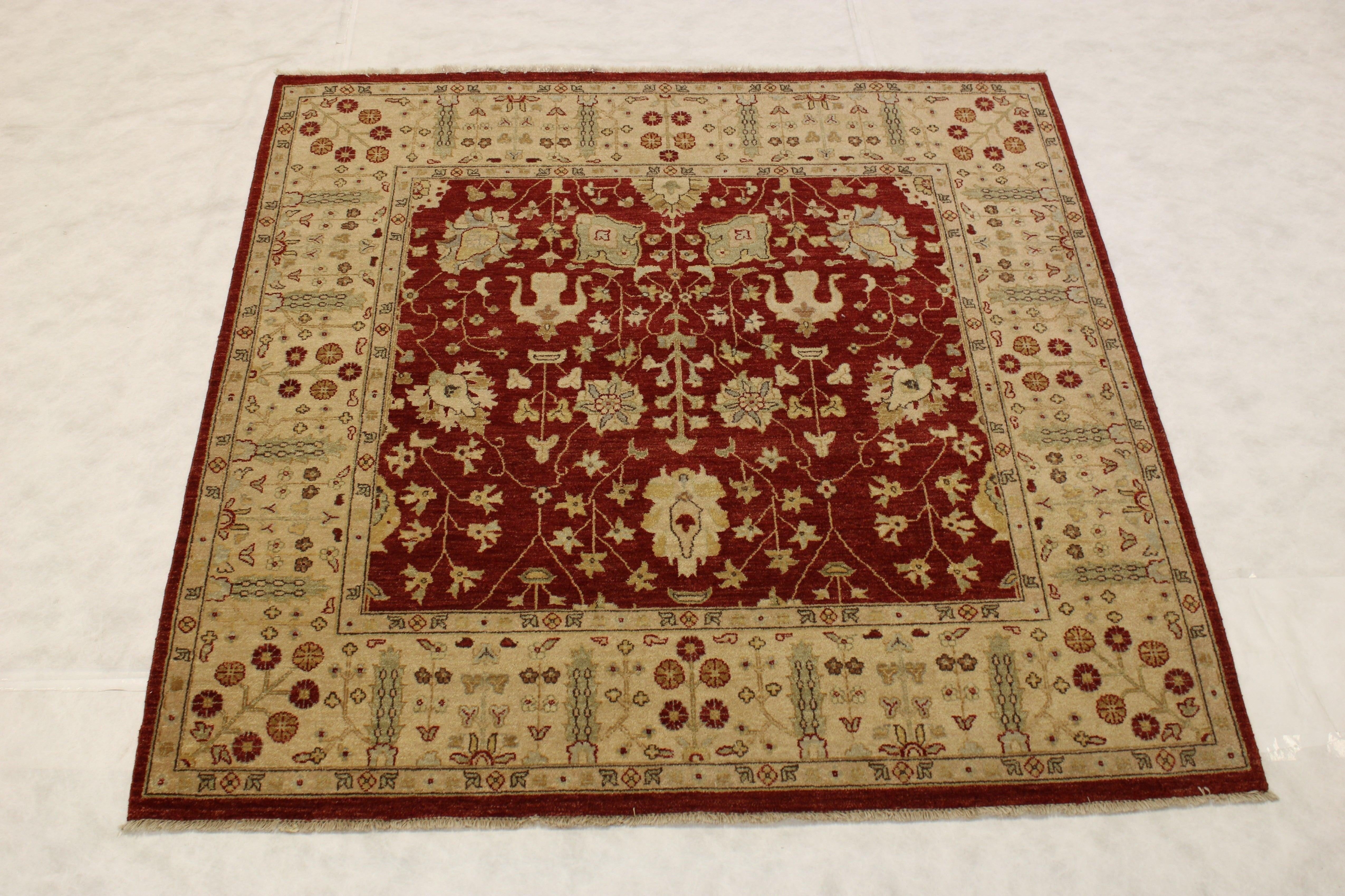 Red Rugs, Natural Dye Rugs, Oushak Rug, Rugs For Bedroom, Home Decor 