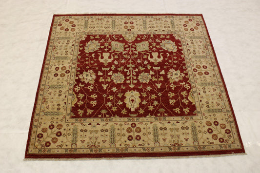 Red Rugs, Natural Dye Rugs, Oushak Rug, Rugs For Bedroom, Home Decor 