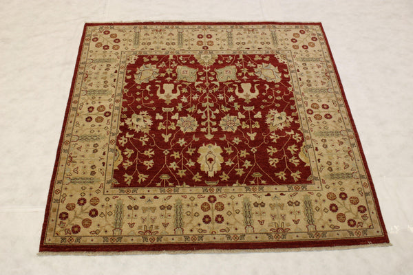 Red Rugs, Natural Dye Rugs, Oushak Rug, Rugs For Bedroom, Home Decor 