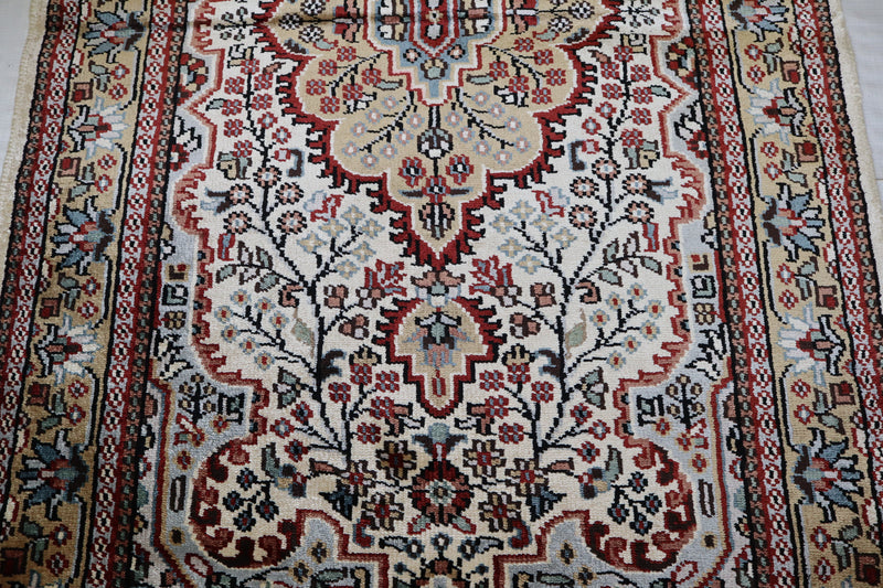 Jammu Kashmir Rug, Vegetable Dye, Oriental Area Rug