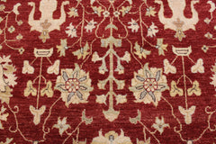6'7" x 6'7" ft. Hand Knotted Oushak Puja Wool Rug