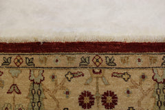 6'7" x 6'7" ft. Hand Knotted Oushak Puja Wool Rug