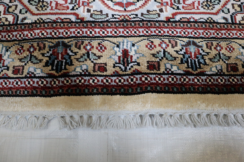 Jammu Kashmir Rug, Vegetable Dye, Oriental Area Rug