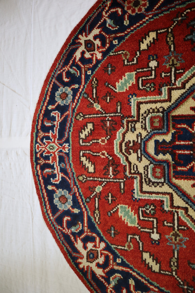 Serapi Rug, Colorful Rug, Round Rug, Types Of Persian Rugs