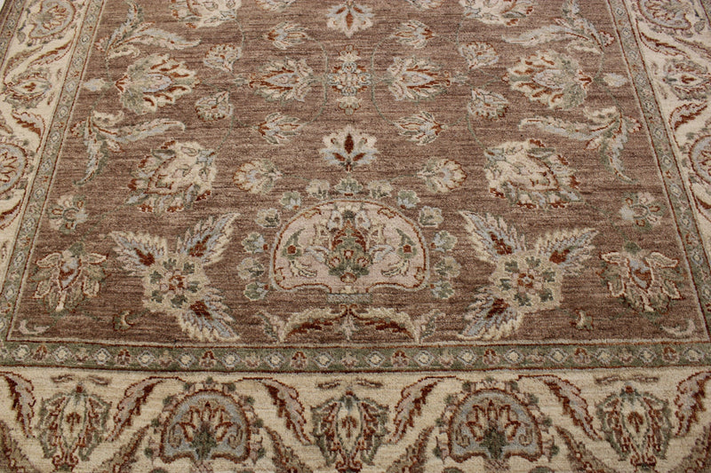 6'0" x 6'1" ft. Afghani Chobi Hand Knotted Rug