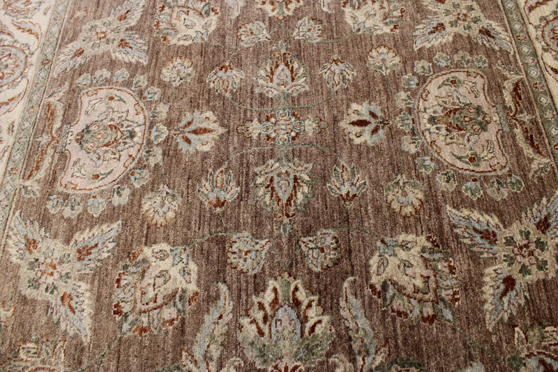 6'0" x 6'1" ft. Afghani Chobi Hand Knotted Rug