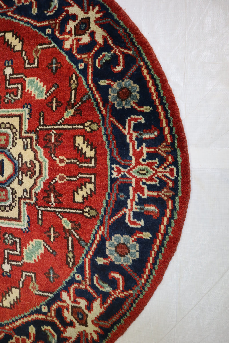 Serapi Rug, Colorful Rug, Round Rug, Types Of Persian Rugs