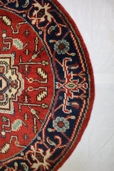 Serapi Rug, Colorful Rug, Round Rug, Types Of Persian Rugs