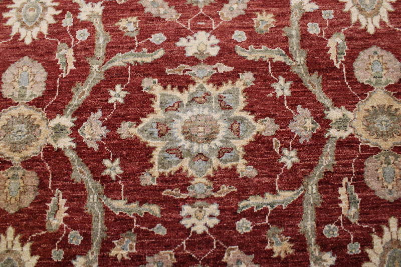 6'8" x 6'6" ft. Oushak Hand Knotted Wool Rug