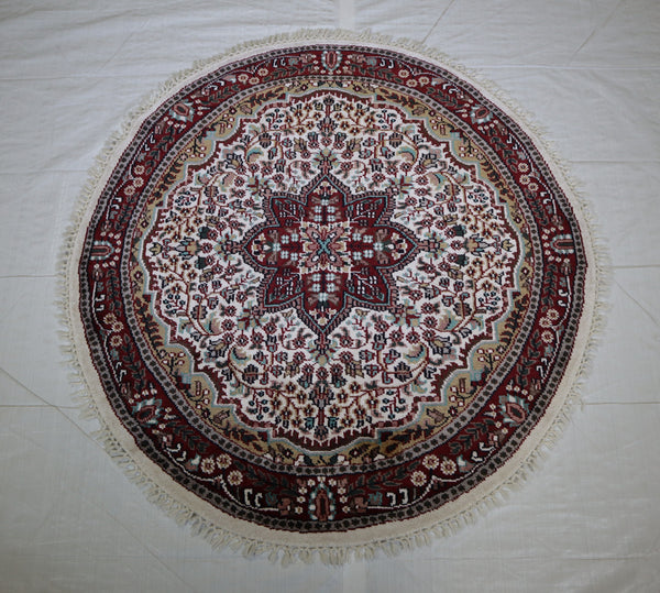 Jammu Kashmir Rug, Round Rug, Colorful Rug, Types Of Persian Rugs