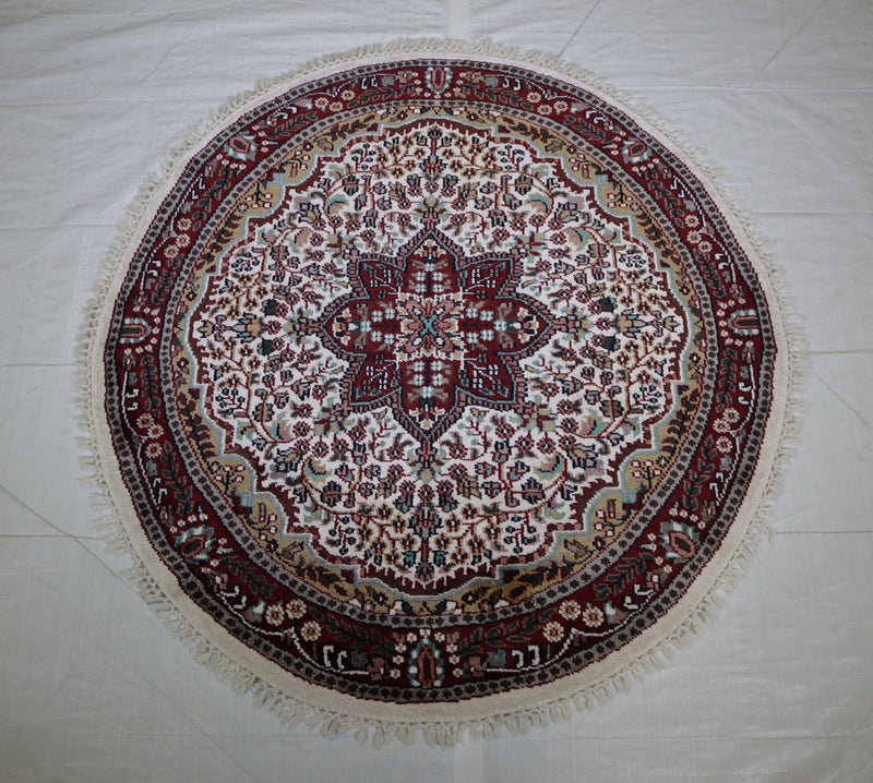 Jammu Kashmir Rug, Round Rug, Colorful Rug, Types Of Persian Rugs