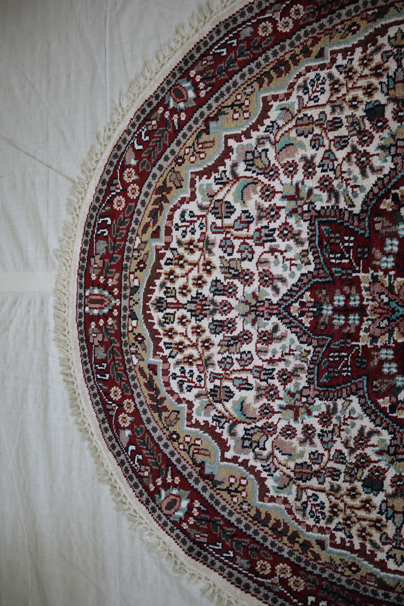 Jammu Kashmir Rug, Round Rug, Colorful Rug, Types Of Persian Rugs