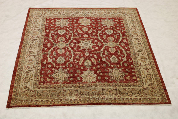 Pakistani Rugs, Oushak Rug, Red Oriental Rugs, Area Rug Sizes, Rug 6x6 