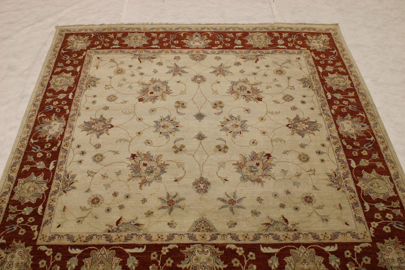 Beige Rug, Oushak Rug, Types Of Oriental Rugs, 8x8 Rugs, Living Room Rugs    