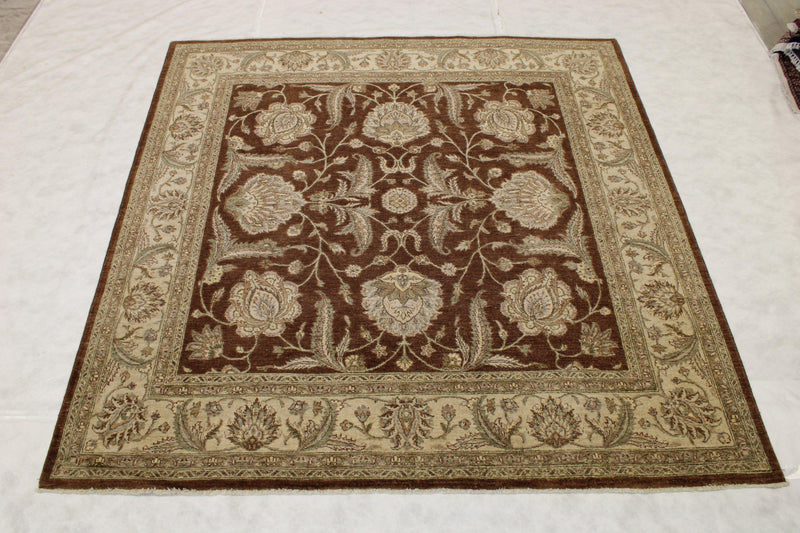 Chobi Rug, Afghan Rug, Discounted Rugs, Bedroom Rug, 8x8 Rugs