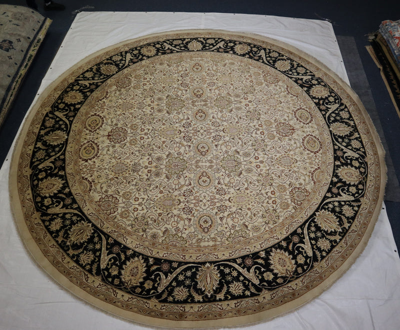 Afghan Round Rug, Sutri Design Rug, Authentic Round Rug