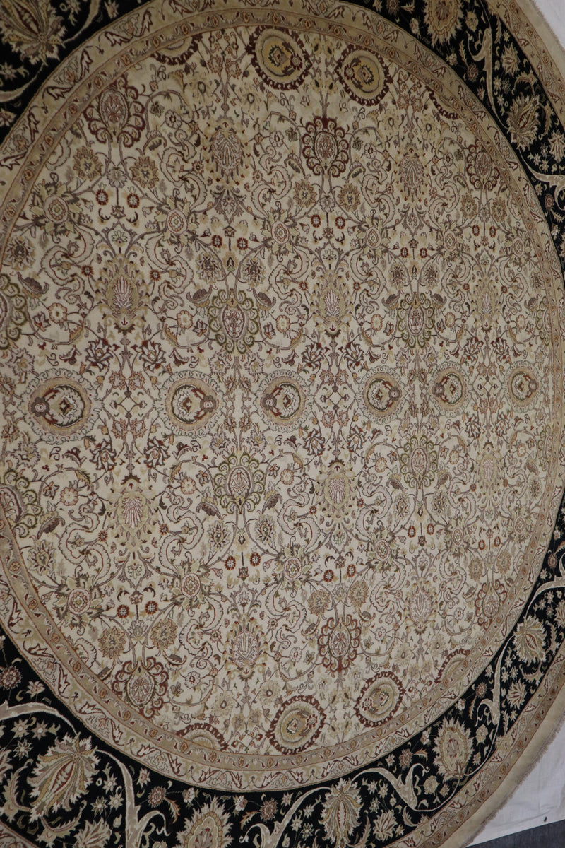 Afghan Round Rug, Sutri Design Rug, Authentic Round Rug