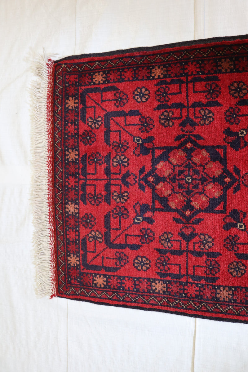 Khal Mohammadi Rug, Afghan Rug, 2x5 Area Rug, Tribal Rug