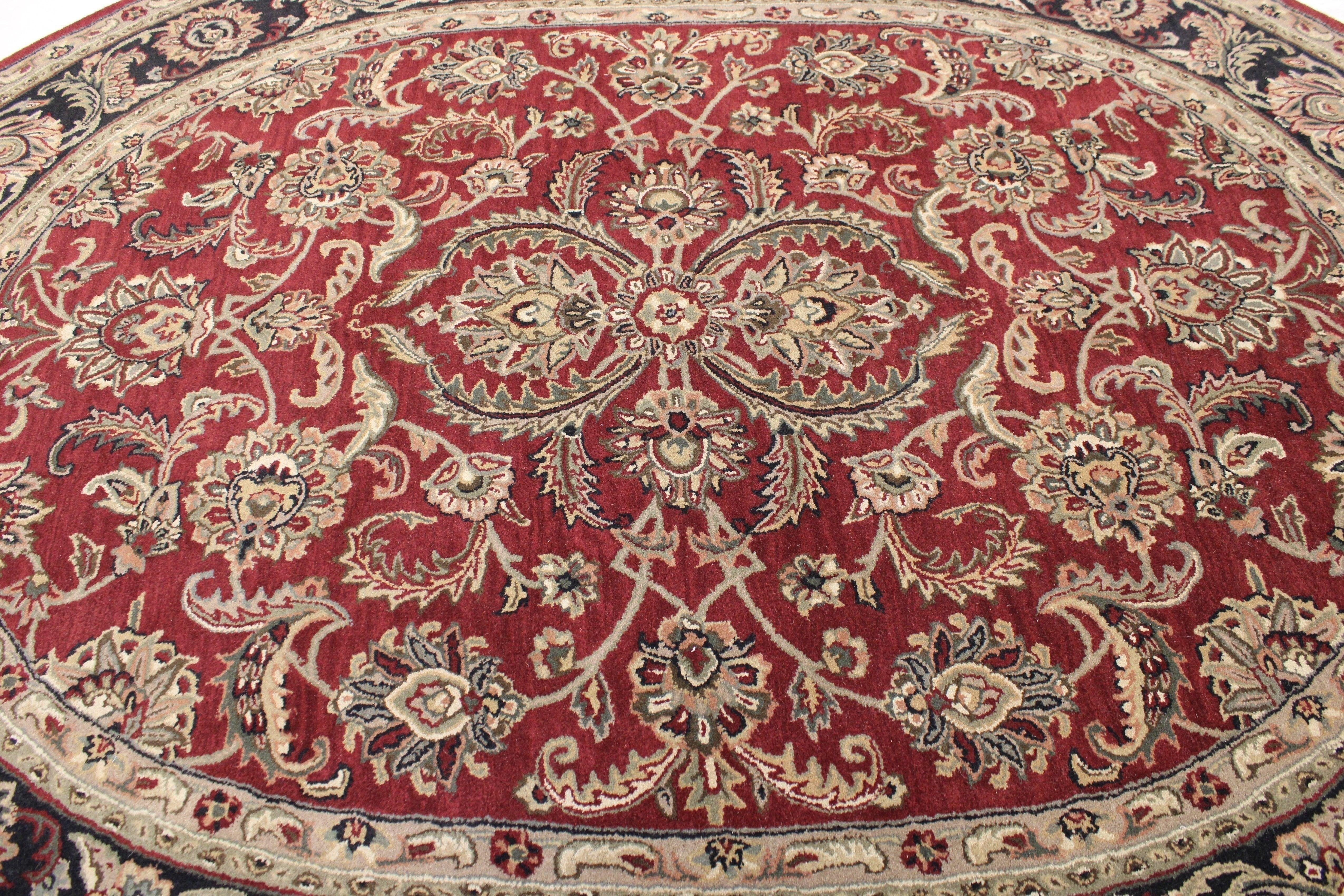 Hand Tufted Rugs, Round Rug, Traditional Rug, Area Rug Sizes, Rugs for Bedroom, 8x10 Rugs 