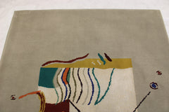 5'2" x 7'6" ft. Handmade Area Rug