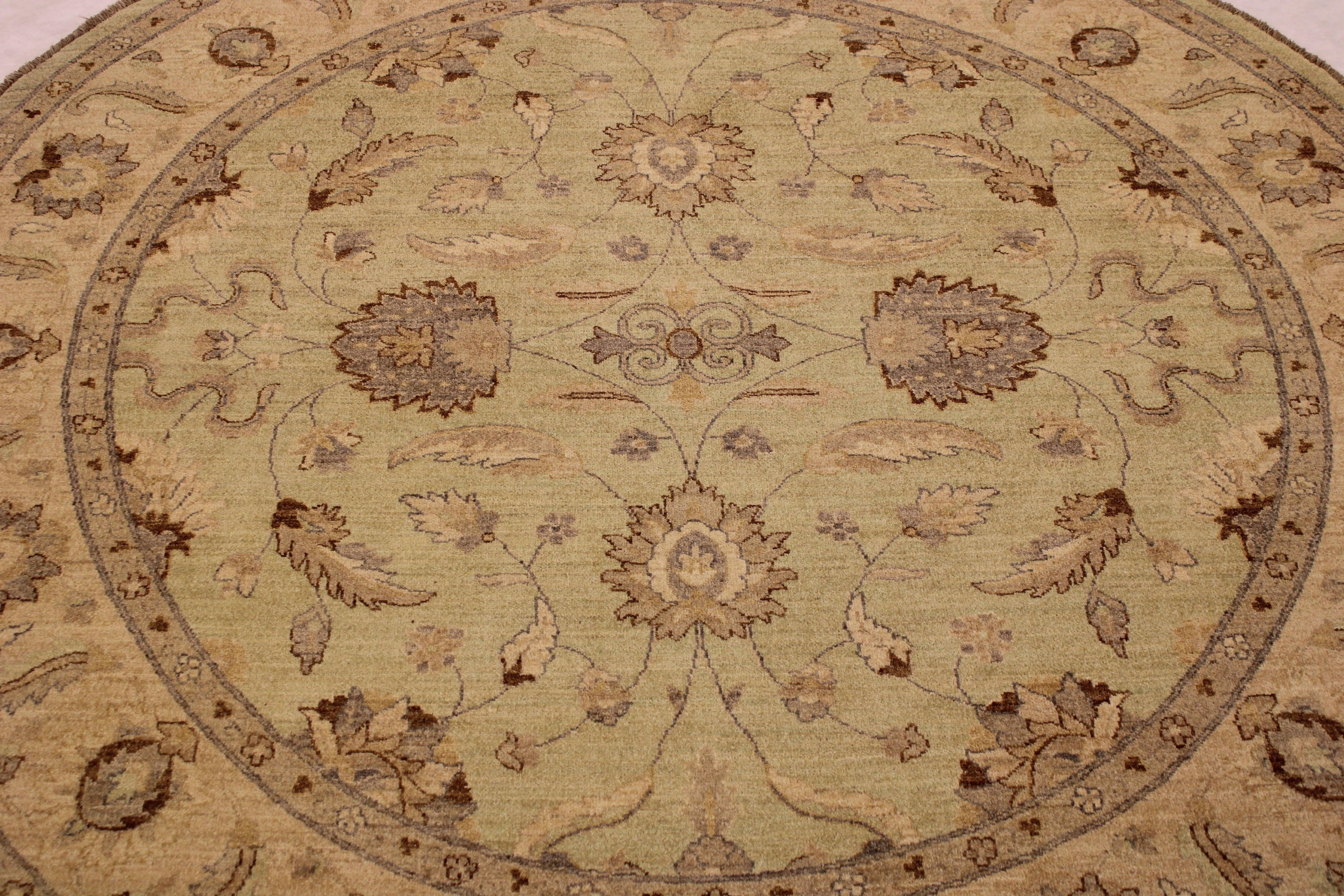 Oushak, Round Rugs, Vegetable Dye Rug, Indian Rugs, Area Rug Sizes 