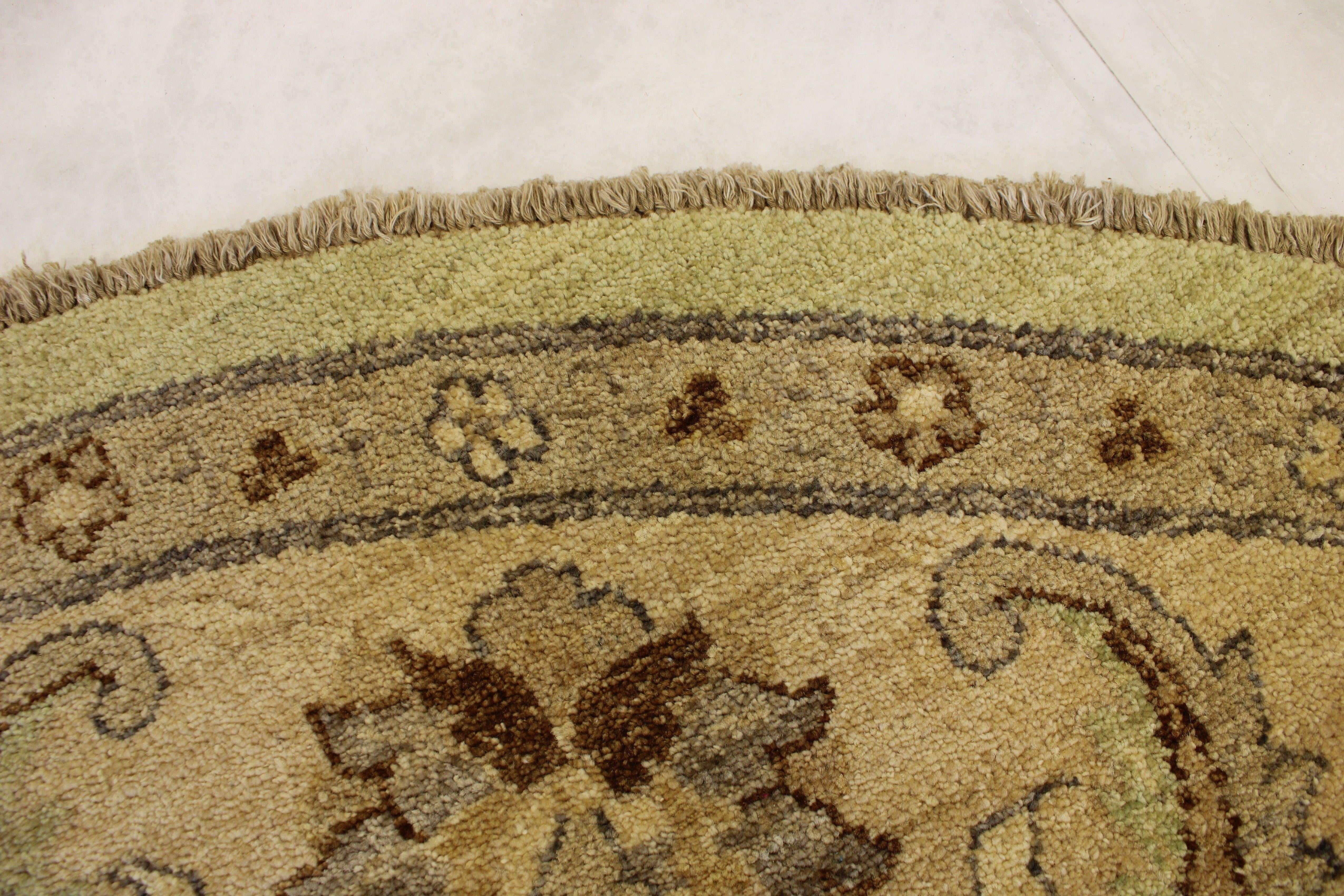 Oushak, Round Rugs, Vegetable Dye Rug, Indian Rugs, Area Rug Sizes 