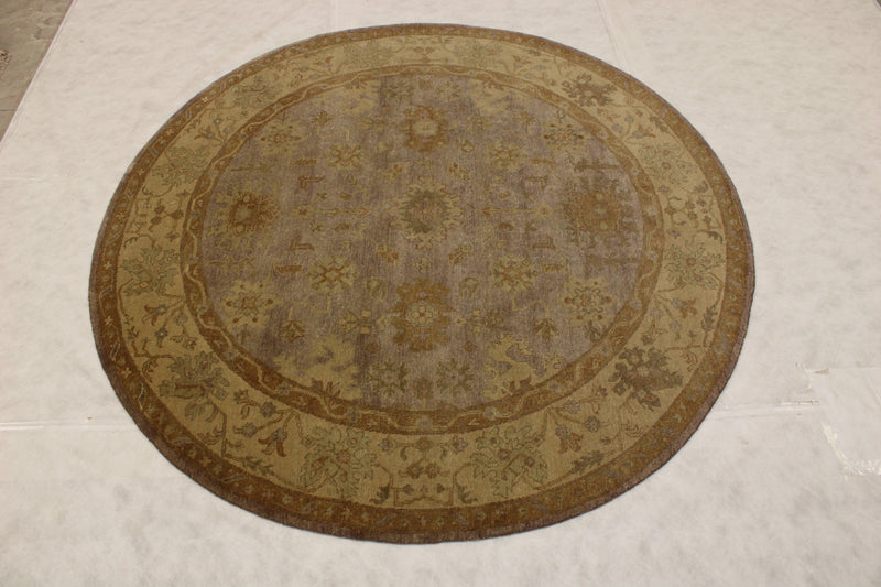 Round Rug, Oriental Rug, Oushak Rug, Circle Rug, Area Rug Sizes, 8x8 Rugs