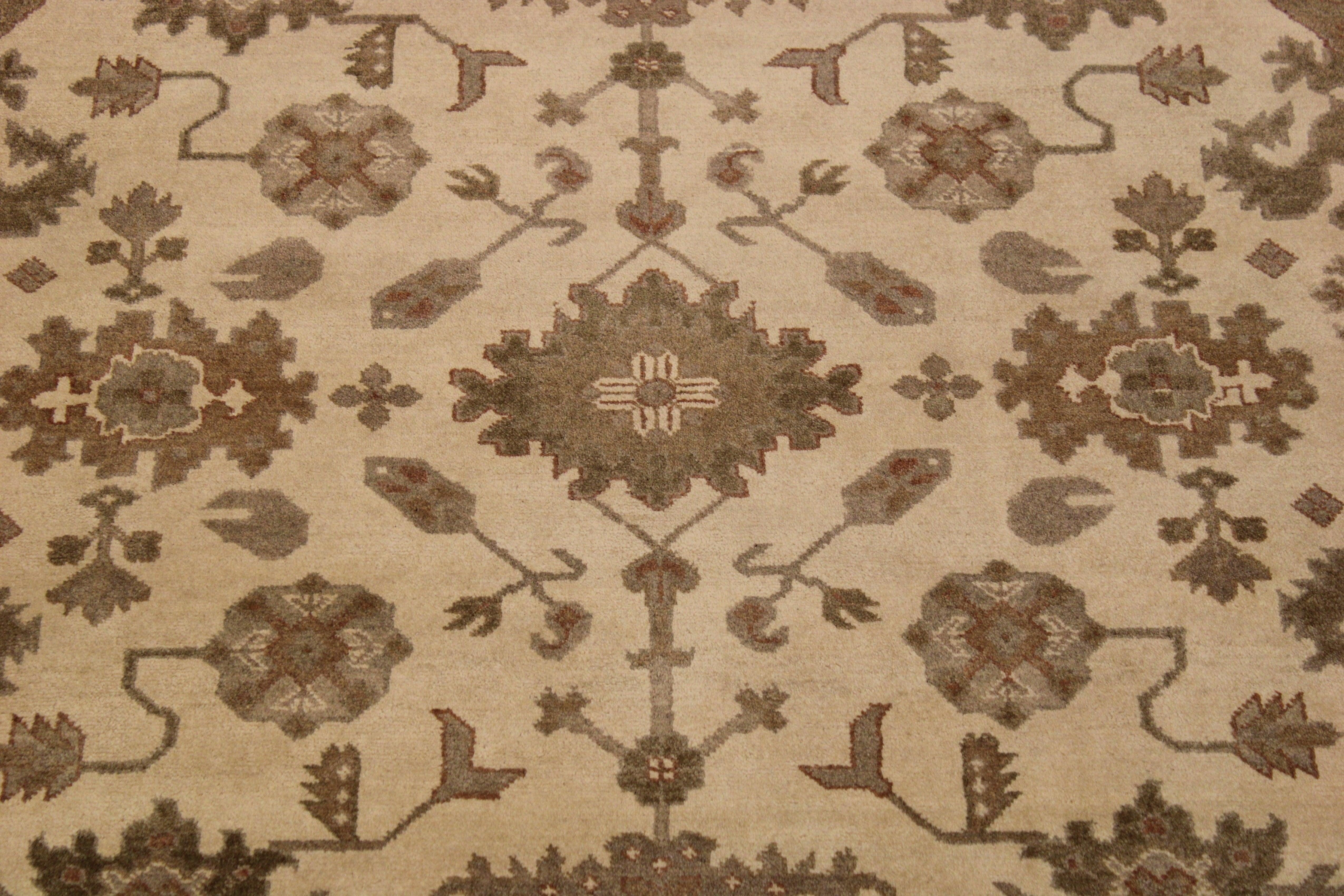 Oushak Rug, Round Rug, Vegetable Dyes Rug, Rug On Carpet, Kitchen Round Rug 