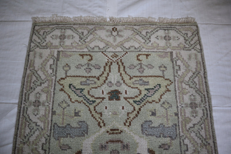 Oushak Rug, Persian Design Rug, Hand Knotted Indian Rug