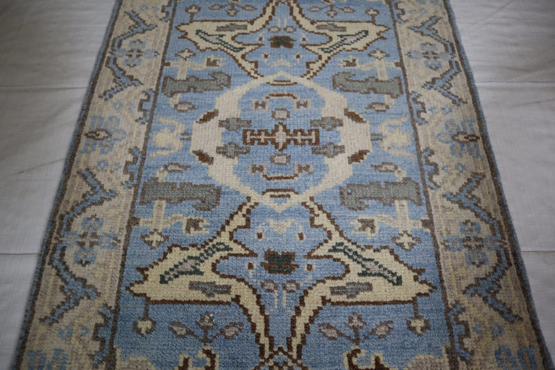 Oushak Rug, Wool Rug, Persian Design Rug