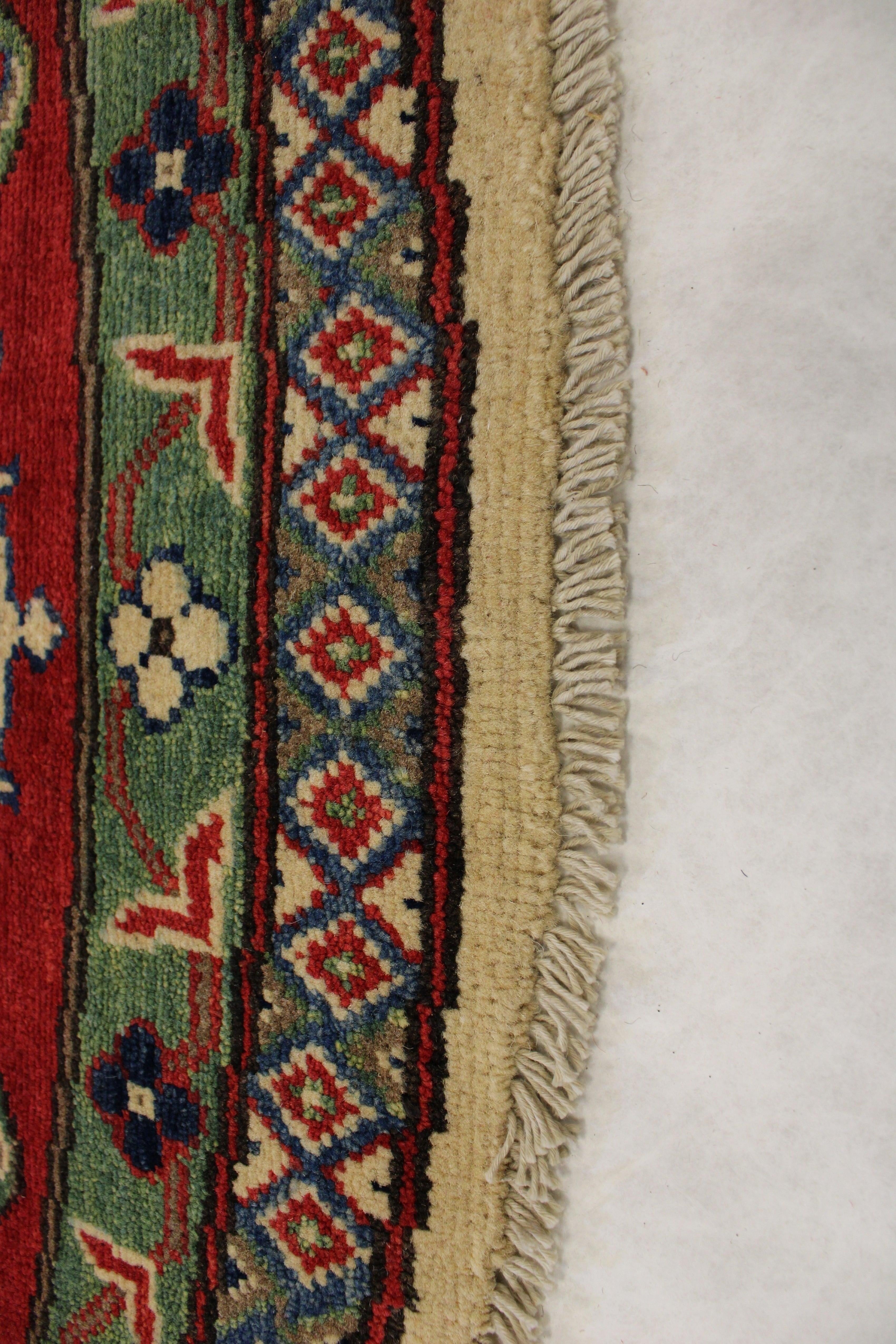 Kazak Rugs, Round Rug, Multicolored Area Rugs, Afghanistan Rugs For Sale