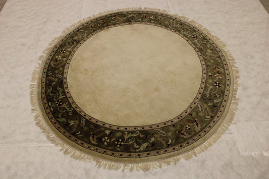 Modern Rug, Round Rugs, Agra Rug, Oriental Area Rugs, Indian Rug 