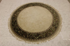 Modern Rug, Round Rugs, Agra Rug, Oriental Area Rugs, Indian Rug 
