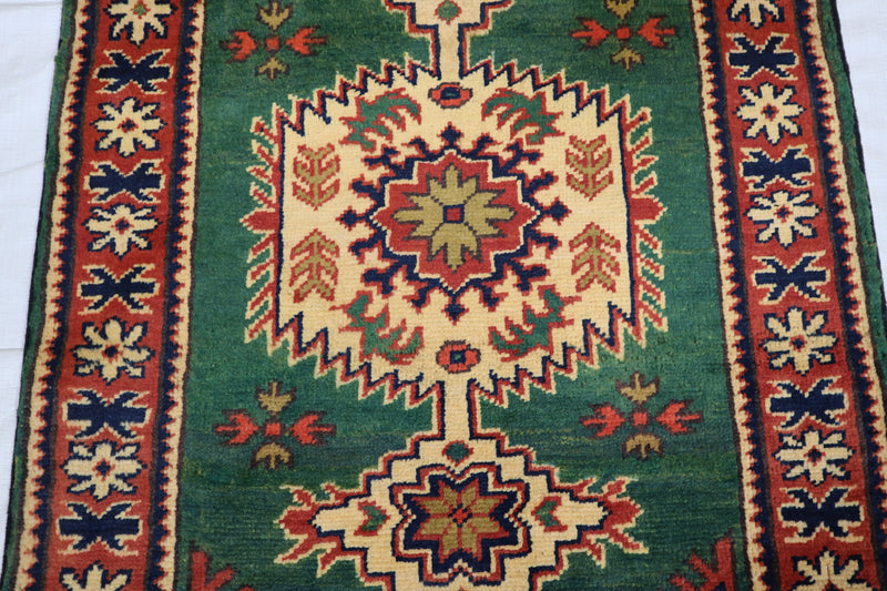 Afghan Kargahi Rug, Tribal Rug, 2x3 Area Rug, Turkman Rug