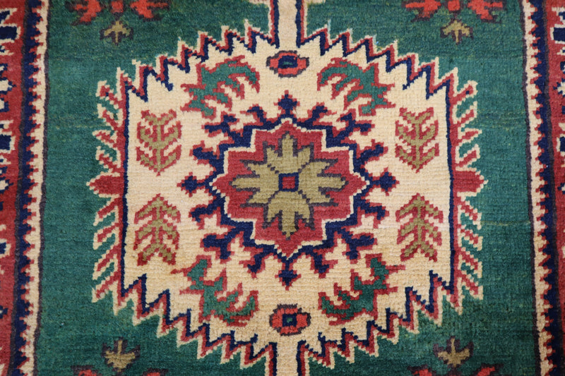 Afghan Kargahi Rug, Tribal Rug, 2x3 Area Rug, Turkman Rug