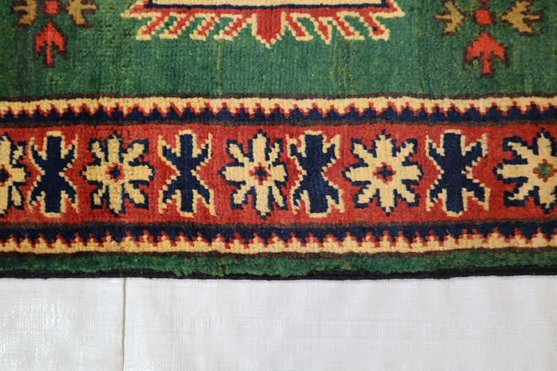 Afghan Kargahi Rug, Tribal Rug, 2x3 Area Rug, Turkman Rug