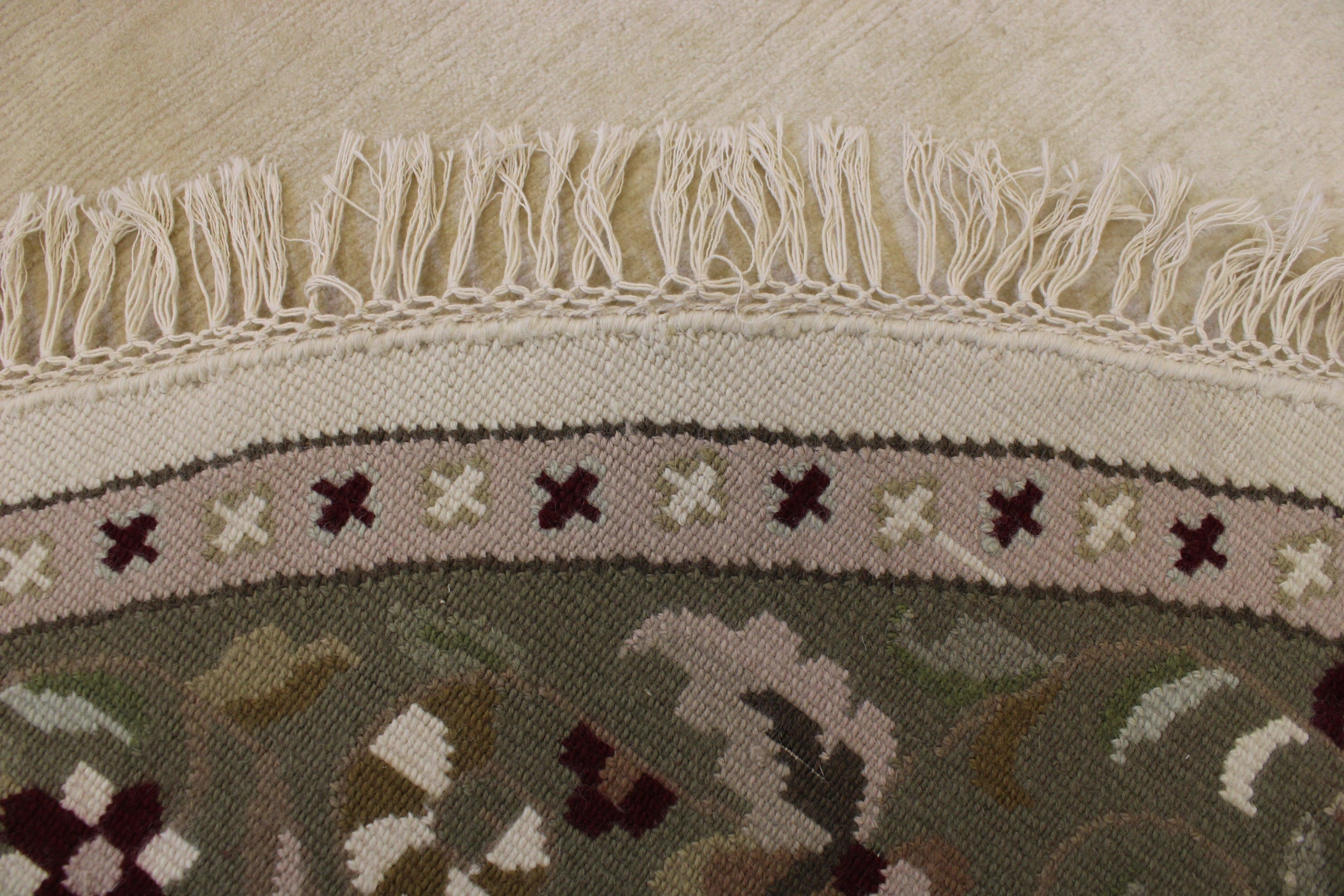 Modern Rug, Round Rugs, Agra Rug, Oriental Area Rugs, Indian Rug 