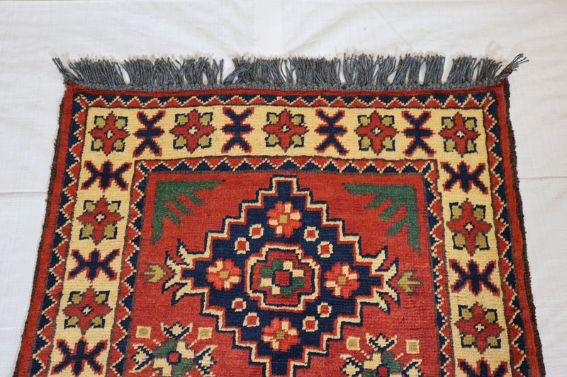 Afghan Kargahi Rug, Oriental Rug, Turkman Rug