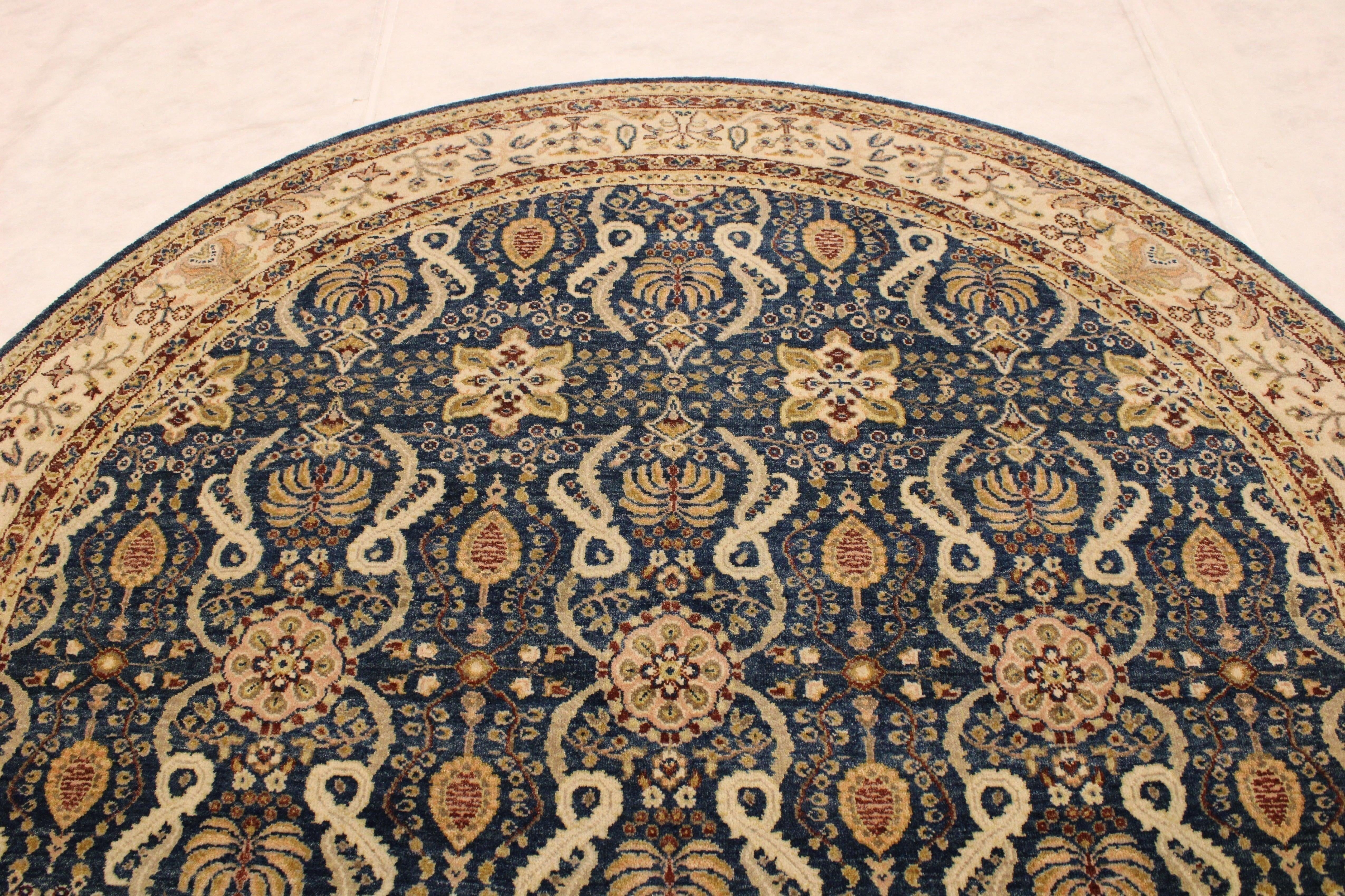 7'2" x 7'3" ft. Oushak Round Rug
