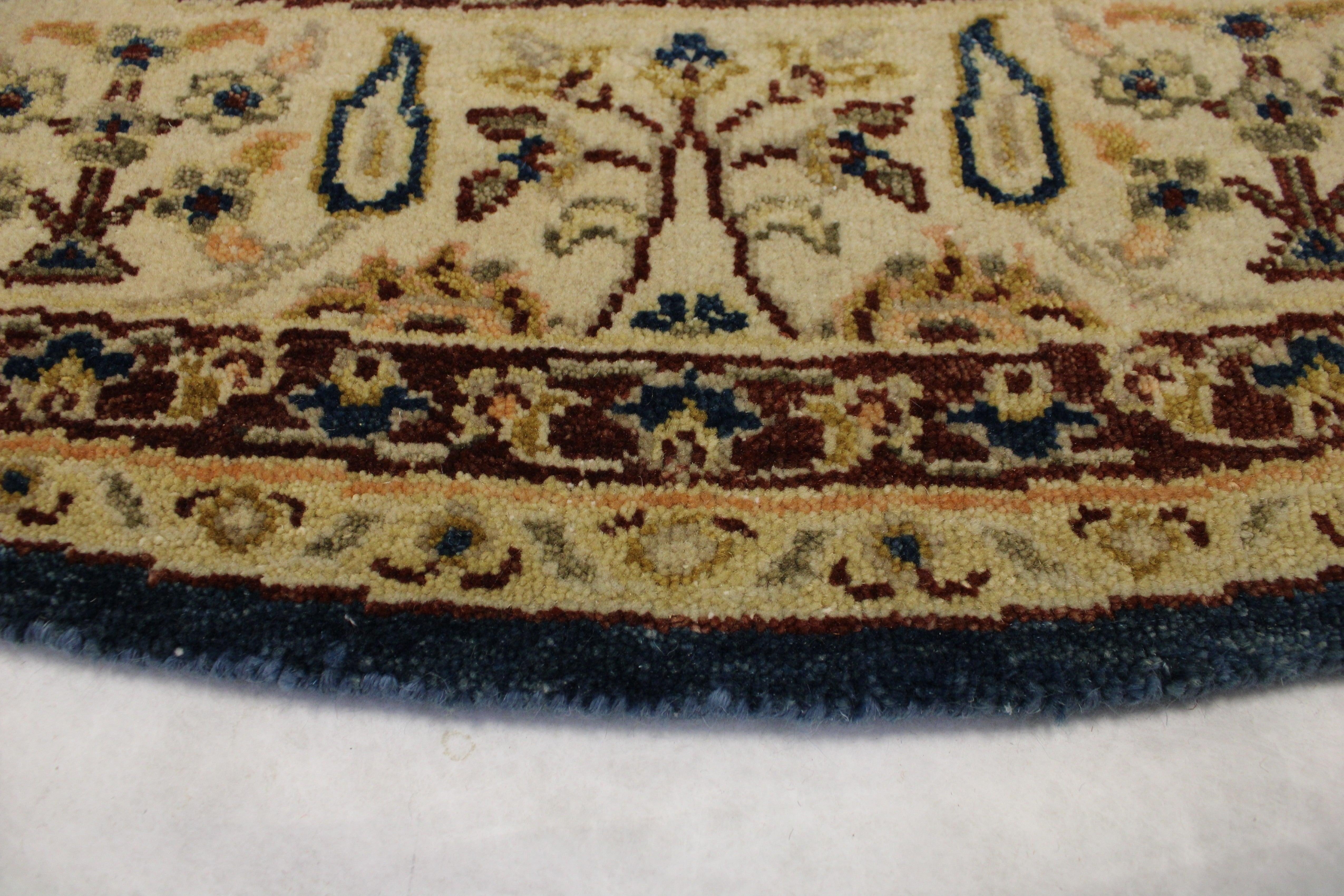 7'2" x 7'3" ft. Oushak Round Rug