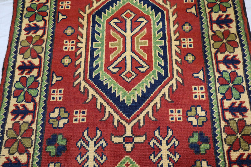 Afghan Kargahi Rug, Traditional Rug, Hand Knotted Rug