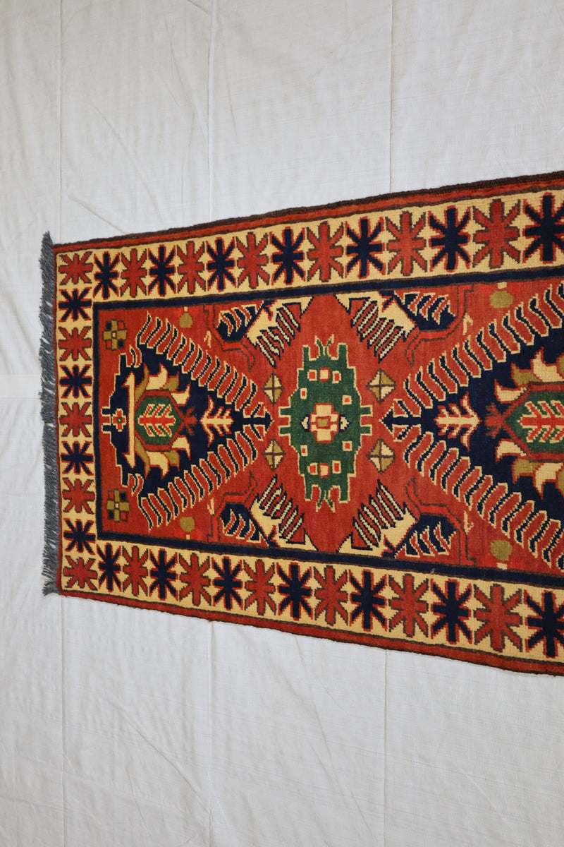 Afghan Kargahi Rug, Oriental Rug, Area Rug, Wool Rug